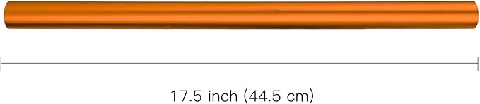 RUSPEPA Orange Wrapping Paper - Solid Color Matte Metallic Gift Wrap Paper Rolls Perfect for Wedding, Birthday, Christmas, Baby Shower, Autumn, Halloween, Pumpkin - 17 Inches X 32.8 Feet