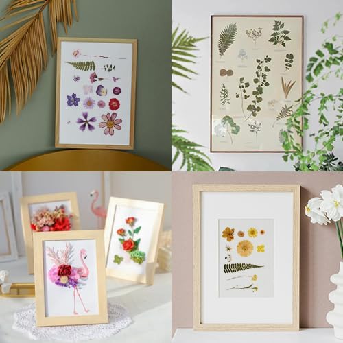 140 PCS Yellow Real Pressed Dried Flowers and Leaves with Butterfly Stickers & Tweezers – Natural Dried Flowers for Resin, Candle, Jewelry, Scrapbooking & DIY Crafts (Yellow 140)