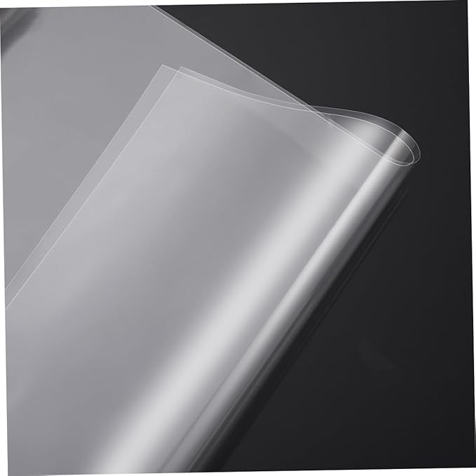 VALICLUD Transparent Cellophane Wrap Mil Thick for Flower Wrapping Bouquet DIY Crafts and Packing Tear-resistant Odorless Material for Floral Shops and Special Occasions