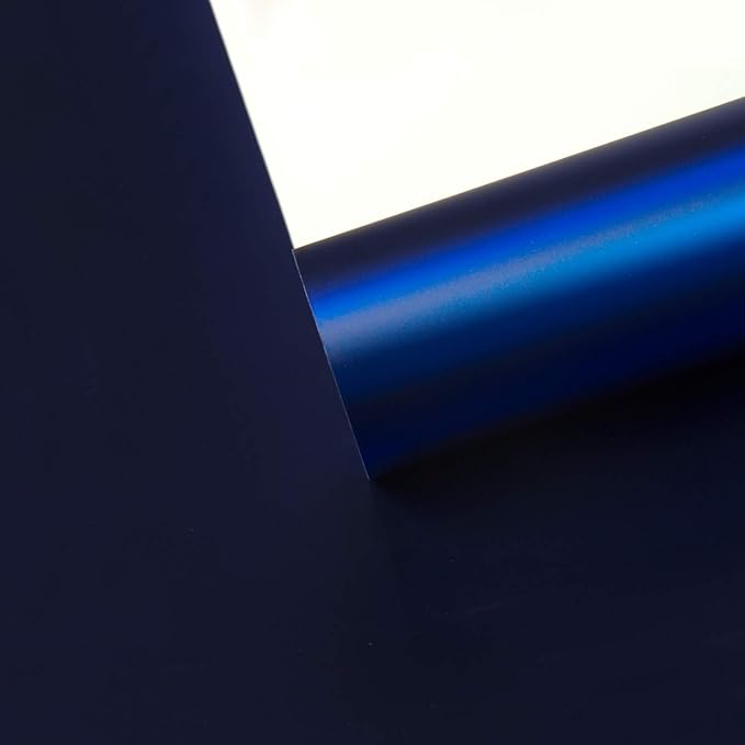 RUSPEPA Dark Blue Wrapping Paper Roll - 81.5 Sq Ft Solid Color Purple Blue Gift Wrap Jumbo Paper Roll for Wedding, Birthday, Shower, Congrats, Holiday, Carnival Gifts - 30 inches x 32.8 feet