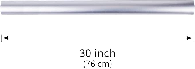 RUSPEPA Wrapping Paper Roll - 81.5 Sq Ft Matte Silver for Wedding,Birthday, Shower, Congrats, and Holiday - 30 inches x 32.8 feet