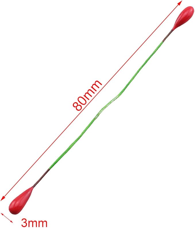 TAODAN 100PCS Length 80mm Artificial Circular Pistil Handmade DIY Bouquet Materials with Wire Suitable for Wedding Gifts Greeting Card Photo Albums Decorative Items