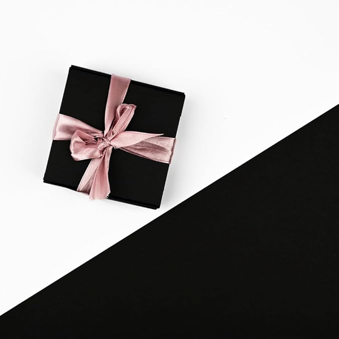 Black Christmas Wrapping Paper - Solid Color Matte Gift Wrapping Paper Roll Perfect for Wedding, Birthday for Men, Christmas, Baby Shower, Graduation Gifts, Father's Day Gifts - 17 Inches X 32.8 Feet