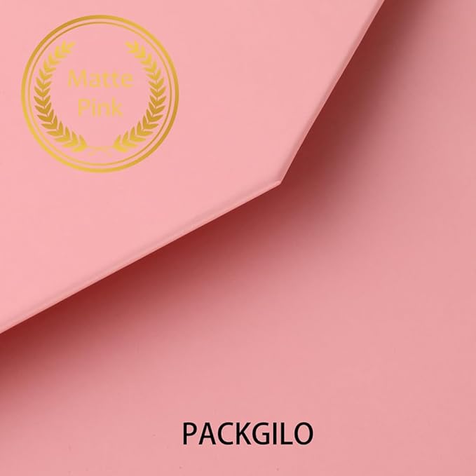 Pink Extra Large Gift Box with Lid 3 Pcs 19x16x6 Inches, Gift Box large Pink Gift Boxes for Presents Clothes Robe Wedding Dress Sweater,Reusable Foldable Bridesmaid Proposal Box(Matte)