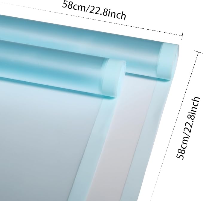 DEWJDFSC 20 Sheets Flower Wrapping Paper,Waterproof Floral Korean Bouquet Wrapping Paper, Florist Supplies, Suitable for Flowers Gift Packaging (Blue-3)