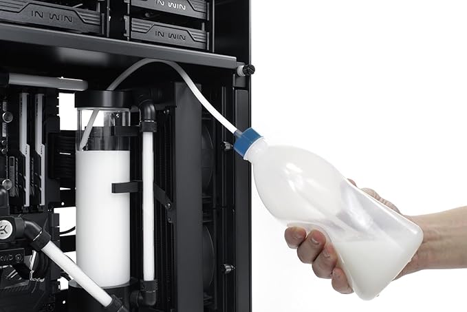EKWB EK-CryoFuel Premix PC Coolant and Filling Bottle Bundle, 1000mL, Clear