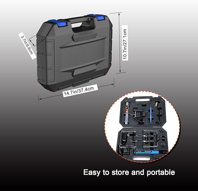 4 in 1 Hot Wire Electric Foam Cutter Kit, Styrofoam Cutting Tool 15W/ 6V with Case, Heated Foam Carving Knife Kit (Toolbox Blue)