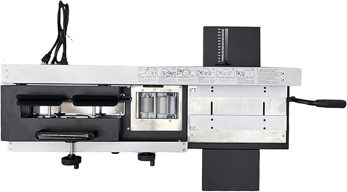 Manual Hot Glue Book Binding Machine A4 Desktop Wireless Hot Melt Glue Book Binder Binding Speed 200 Books/Hour 1.57" Binding Thickness for Office School Use 110V 1200W