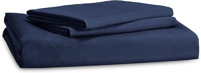 Bedsure Duvet Cover Queen Size - Soft Double Brushed Bedding Set for Kids & Adults, Zipper Closure, 3 Pieces, Includes 1 Duvet Cover (90"x90") & 2 Pillow Shams, NO Comforter, Navy Blue
