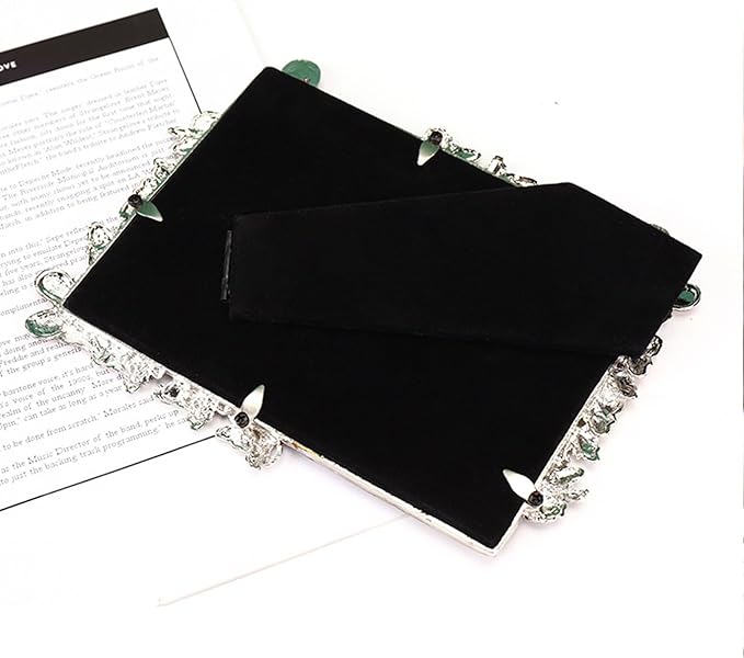 5x7 Picture Frame Butterfly Vintage Decor Ornate Antique Unique Photo Frames with Glass Front, Art Decor Tabletop Display, Gifts Ideas for Mom on Velentines Day, Horizontally