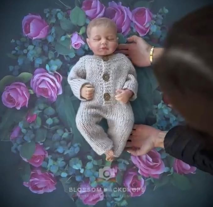 Blossom Flowers Decoration Wallpaper Newborn Baby Photography Background Backdrop Newborn Kids Baby Portrait Backdrop Photoshoot Photo Studio (Christmas Time Floral)
