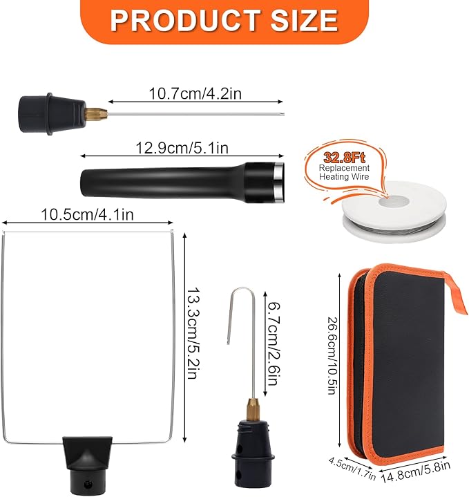 3 in 1 Foam Cutter Hot Wire Styrofoam Cutter Electric Styrofoam Cutting Tool with 3 Cutting Machine Pen for Foam Carving DIY Craft