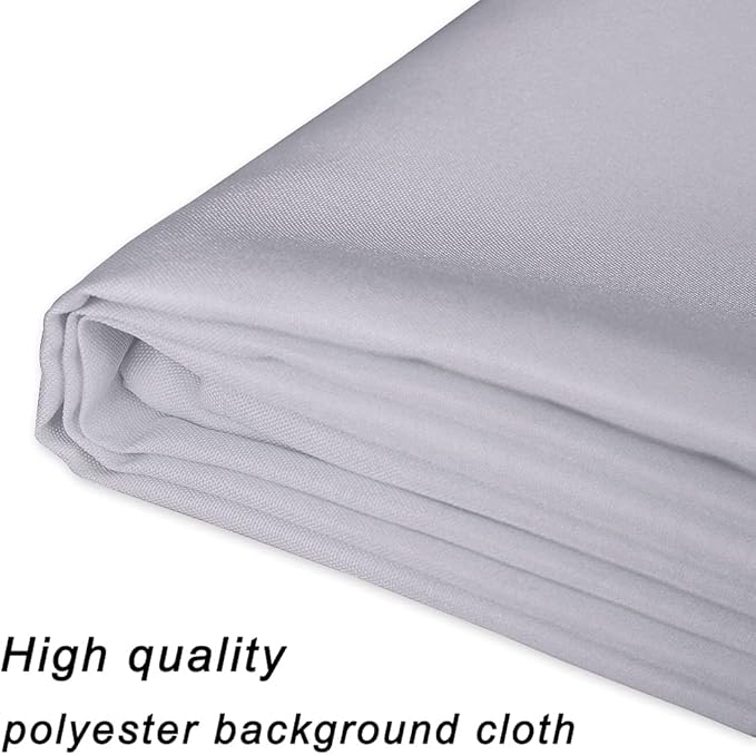 GFCC Gray Backdrop - 8FTX10FT Grey Photo Backdrop for Photoshoot Background for Photography Screen Video Recording Picture Background