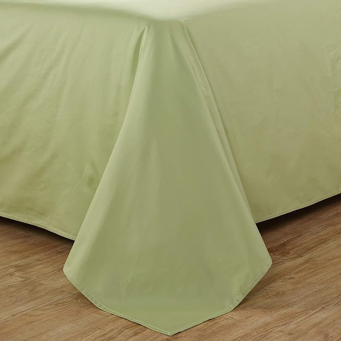 Brandream Floral Bedding Duvet Quilt Comforter Cover King Size Watercolor Butterfly Flower Farmhouse Country 100% Soft Egyptian Cotton 1 Duvet Cover and 2 Pillowcases Green Summer Bedding, 3 Pieces