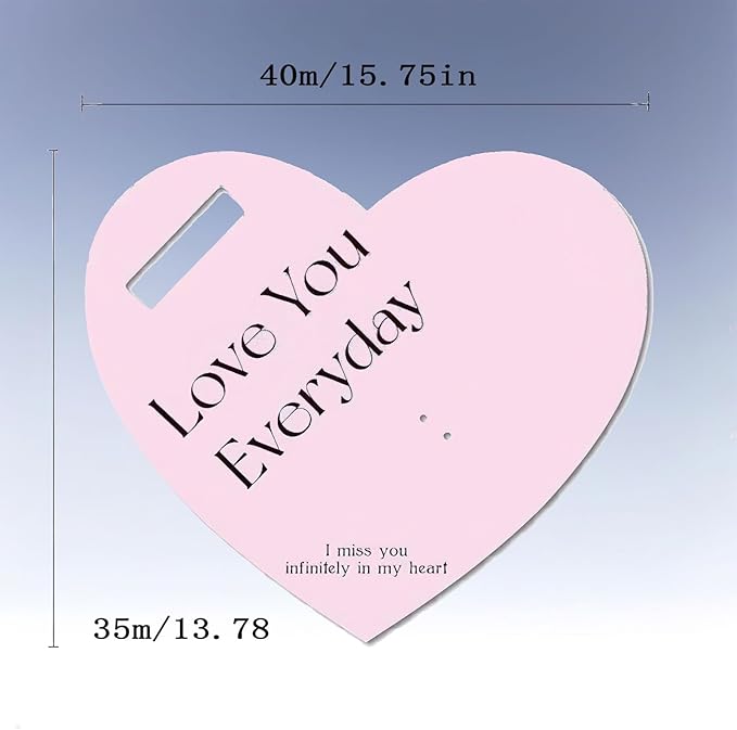 Ylapagne 5 PCS Valentine's Day Handheld Flower Wrapping Box Heart Shaped Flower Tote Single Rose Bouquet Packaging Floral Boxes for Valentine's Day Mother's Day Wedding(Pink)