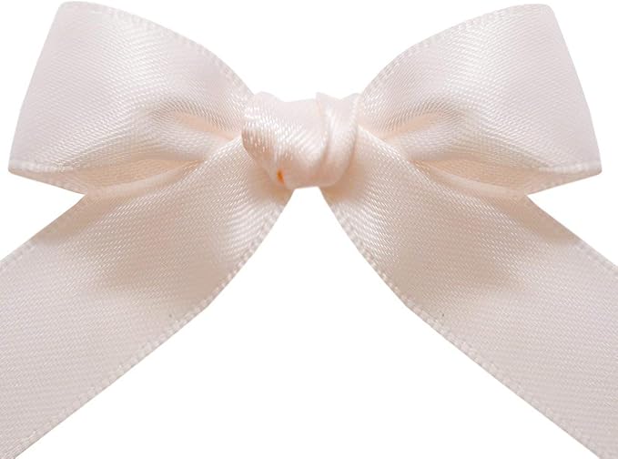 Morex Ribbon Double Face Satin Ribbon 3/8" X 50 YD Sideshow Rose Ribbon for Gift Wrapping, Birthday Gift Cards, Satin Dress for Women, Silk Ribbons for Crafts, Wedding Gifts for Couple