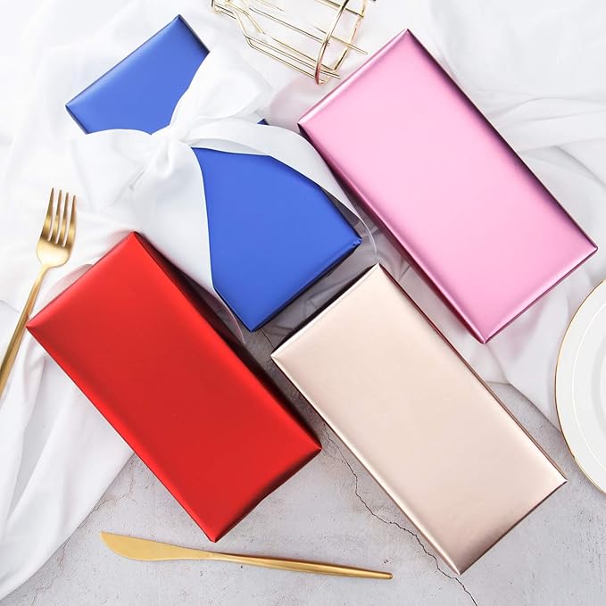 RUSPEPA Rose Gold Matte Wrapping Paper - 81.5 Sq Ft - Solid Color Paper Jumbo Roll Perfect for Wedding,Birthday,Christmas,Baby Show, Graduaction Congrats - 30 inches x 32.8 feet