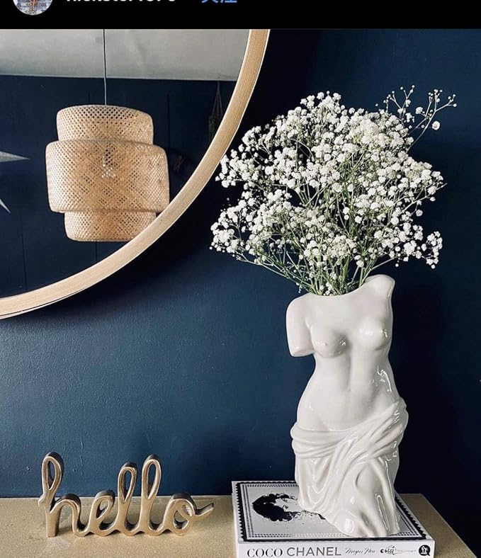 JIFTOK Babys Breath Artificial Flowers, 60 Pcs Fake Flowers Gypsophila Bouquet Fall Flowers Artificial for Decoration, Real Touch Silk Flower for Wedding Christmas DIY Party Home Garden Office(White)