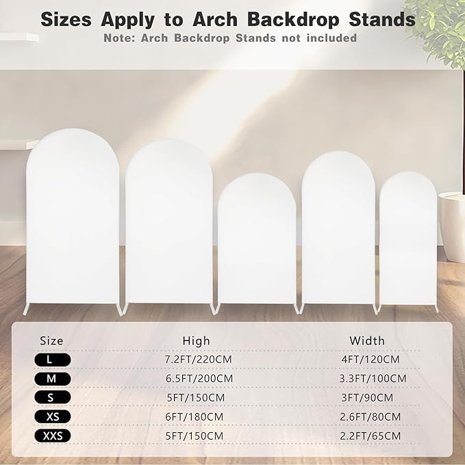 Arch Backdrop Cover Baby in Bloom Baby Shower Arch Stand Spandex Fabric Cover Blue Flowers Floral Pink Bows Girls Birthday Party Baptism Decorations (4X7.2ft,G-3856)