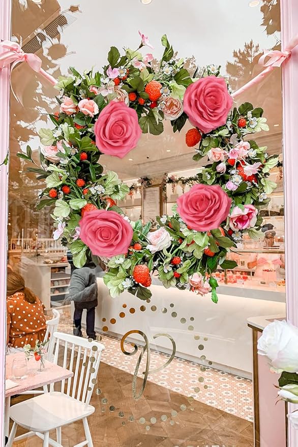 Artificial Rose Flower Coral Flowers Silk Flowers 12 pcs with Long Stem Silk Roses Bouquet for Wedding Bridal Shower Party Home Decoration