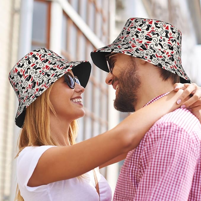 Bucket Hats Fashion Sun Cap Packable Outdoor Fisherman Hat for Women and Men