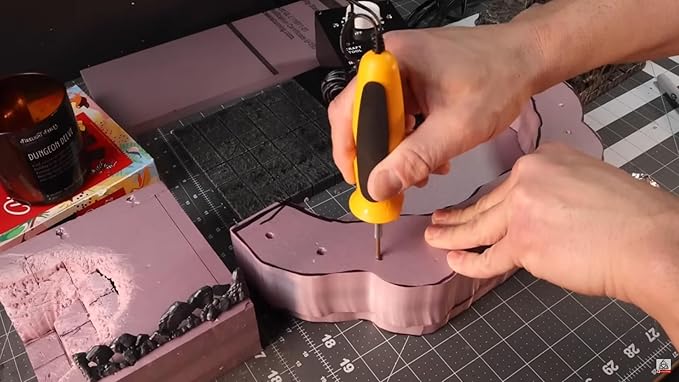 Hot Wire Foam Factory Crafters Deluxe 3-in-1 Foam Cutting Tool Kit | Sculpting Tool, Hot Knife, Engraver, Power Supply, & StyroGoo Foam Glue | For EPS, XPS & Styrofoam | USA Made