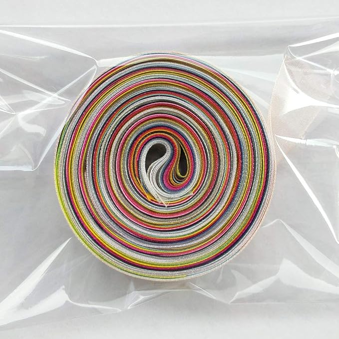 Chenkou Craft Solid Organza Ribbon Assorted 24 Yards Craft Bow Party Decoration Packing Ribbons (Mix, 1"(25mm))