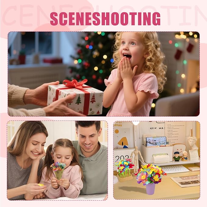 Soupost Kids' Flower Press Kits Toy Accessories DIY Flower Bouquet Craft - Arts & Crafts Toy Parts
