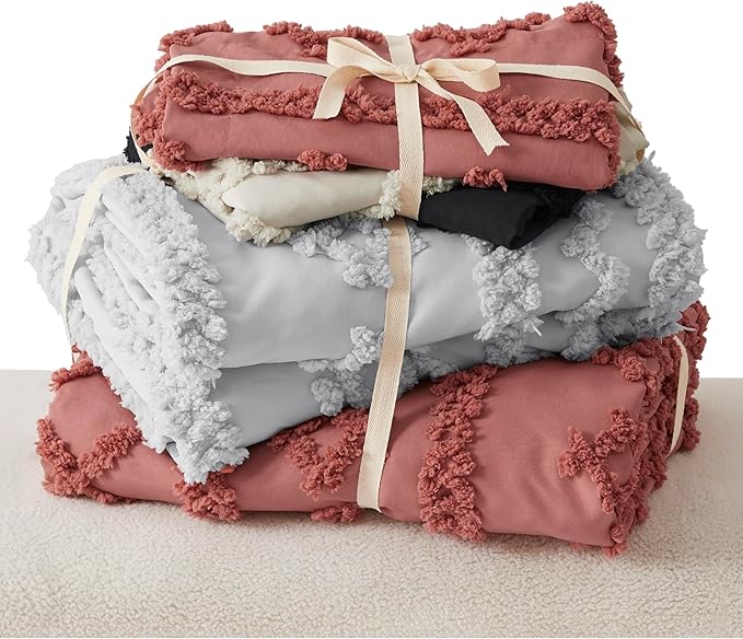 Bedsure Boho Duvet Cover King Size, Soft & Comfortable Elegant Design Boho Bedding for Decoration, Machine Washable Comforter Cover for All Seasons,Includes 1 Duvet Cover & 2 Pillow Shams,Black