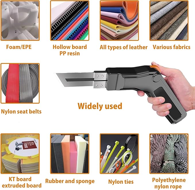 Foam Cutter Electric Hot Knife, Foam Cutting Tool Kit,300W Styrofoam Cutting Tool Kit for Cutting Foam Board Insulation, EPP, EPS, XPS, EVA, EPE, PU, KT Board, Sponge, Nylon (10-in-1 Kit)