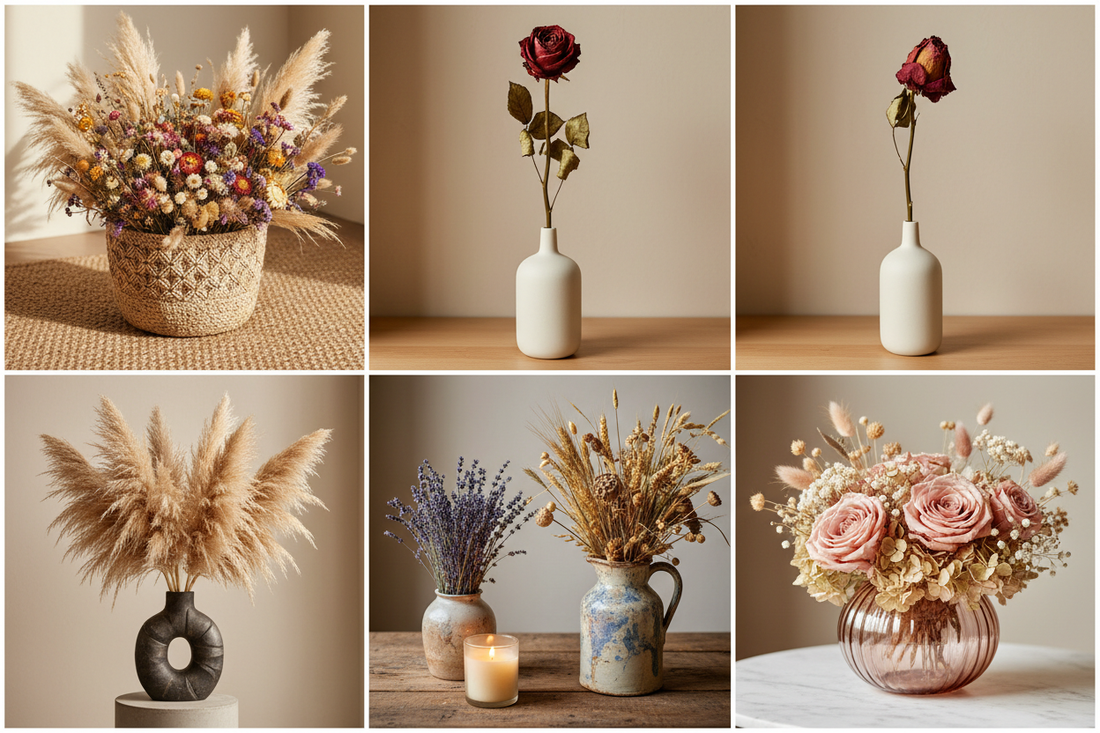 From Boho to Minimalist: How to Style Dried Florals for Every Interior Aesthetic