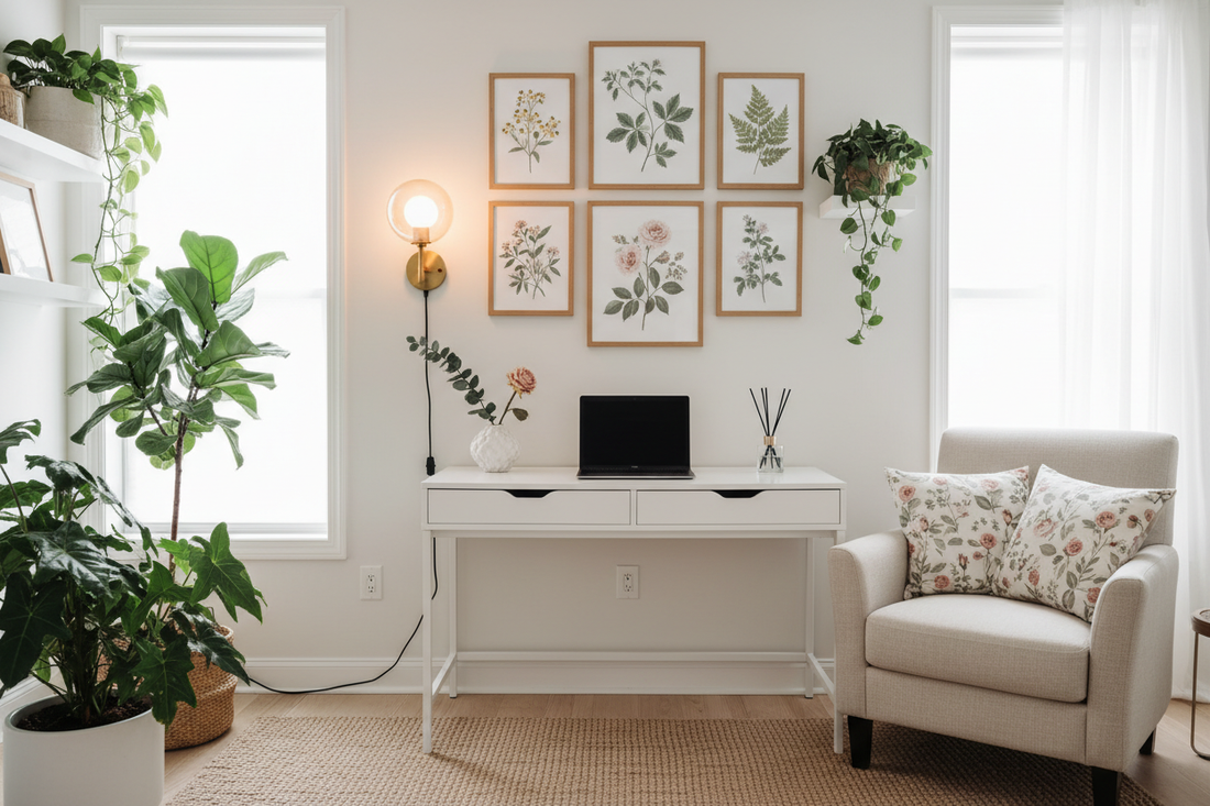 The Floral Home Office: How to Create a Beautiful, Inspiring Workspace
