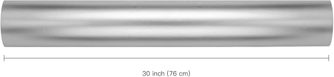 RUSPEPA Silver Metallic Wrapping Paper - Solid Color Matte Metallic Jumbo Gift Wrap Paper Jumbo Rolls Perfect for Wedding, Birthday, Christmas, Baby Shower - 30 Inches x 100 Feet