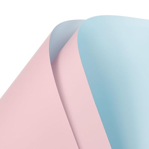 Flower Wrapping Paper - 10 Sheet Waterproof Floral Bouquet Wrapping Paper Fits for Wedding Graduation Gifts - (22.8x22.8 Inch, Double Sided Color)