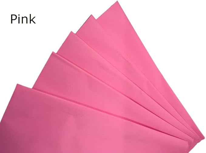 Ocean Tides 500 Sheets (14 x 20 Inches) Christmas Wrapping Paper – Gift Wrapping Tissue Paper Bulk for Crafts, Birthdays, & Holidays – Colored Tissue Papers for Gift Bags & Decorations, Pink
