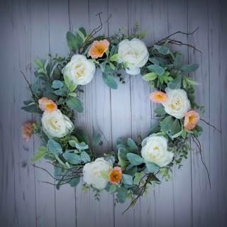 Blossom Flowers Decoration Wallpaper Newborn Baby Photography Background Backdrop Newborn Kids Baby Portrait Backdrop Photoshoot Photo Studio (Boho White)