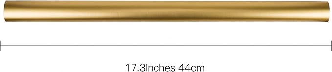 RUSPEPA Gold Gift Wrap - Christmas Wrapping Paper, Matte Metallic Foil Solid Color Gift Wrap Paper Roll Perfect for Birthday, Wedding, Anniversaries, Christmas, Baby Shower, Graduations Gifts - 17 Inches X 32.8 Feet