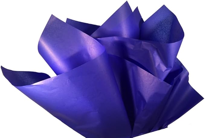Ocean Tides 100 Sheets (14 x 20 Inches) Christmas Wrapping Paper – Gift Wrapping Tissue Paper Bulk for Crafts, Birthdays, & Holidays – Colored Tissue Papers for Gift Bags & Decorations, Royal Blue