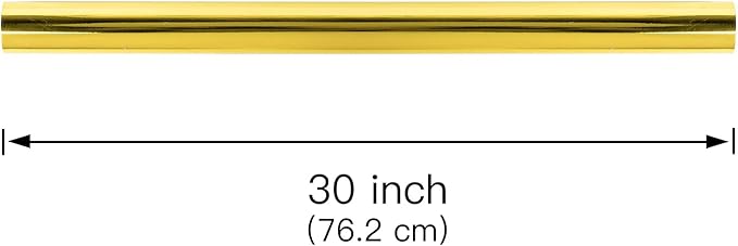 RUSPEPA Gold Metallic Wrapping Paper - 81.5 Sq Ft - Christmas Wrapping Paper Perfect for Wedding,Birthday,Christmas,Baby Show - 30 inches x 32.8 feet