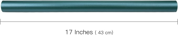 RUSPEPA Christmas Green Gift Wrapping Paper - Solid Color Pearly Shiny Paper Perfect for Wedding, Birthday, Christmas, Baby Shower, Easter, Lucky St Patrick - 17 Inches X 32.8 Feet