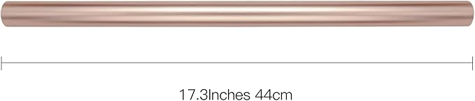 RUSPEPA Rose Gold Metallic Wrapping Paper - Pink Gold Solid Color Matte Paper Perfect for Wedding, Anniversaries, Birthday for Her,Christmas,Baby Shower Mother‘s Day Gifts- 17 Inches X 32.8 Feet