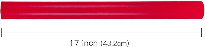 RUSPEPA Red Matte Wrapping Paper - Solid Color Pearly - lustre Paper Perfect for Wedding, Birthday, Christmas, Baby Shower -17 Inches X 32.8 Feet