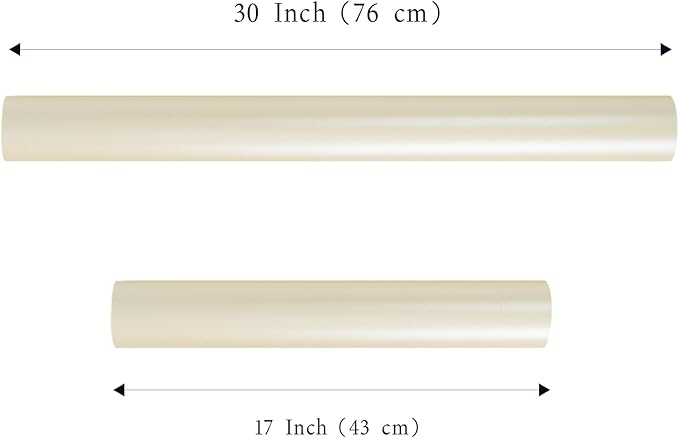 LaRibbons Off White Wrapping Paper, Mini Roll-17 Inch x 33 Feet, Christmas Gift Wrap Paper Rolls, Perfect for Holiday, Wedding, Valentine's Day, Birthday, Baby Shower
