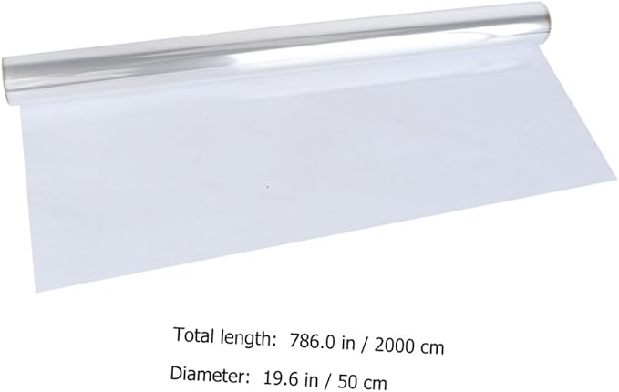 VALICLUD Transparent Cellophane Wrap Mil Thick for Flower Wrapping Bouquet DIY Crafts and Packing Tear-resistant Odorless Material for Floral Shops and Special Occasions