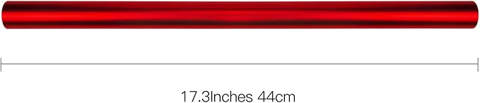 RUSPEPA Red Christmas Wrapping Paper - Solid Color Matte Metallic Red Paper Roll, Perfect for Valentine's Day, Wedding, Birthday, Christmas, Baby Shower, Anniversaries - 17 Inches X 32.8 Feet