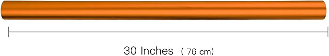 RUSPEPA Orange Wrapping Paper Roll - 81.5 Sq Ft Matte Metallic Orange Gift Wrap Paper Jumbo Rolls for Wedding, Birthday, Shower, Congrats, Holiday, Autumn, Halloween, Pumpkin - 30 Inch X 32.8 Feet