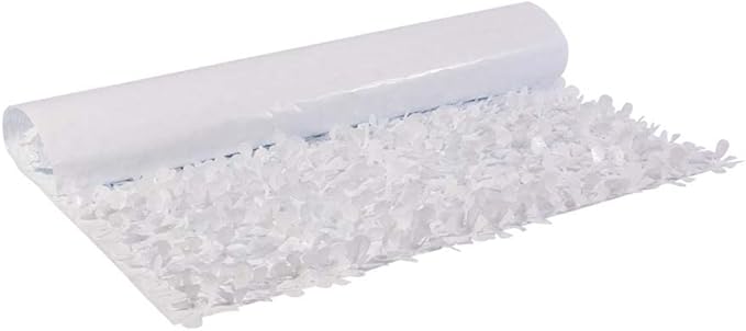 Anderson's White Vinyl Floral Sheeting, 36 inch x 15 feet, Rain-Proof, Flame-Retardant, Easy to Use, Perfect for Parade Floats, Weddings, Parties, Proms, Homecoming, Photo Backdrops, Tables and More