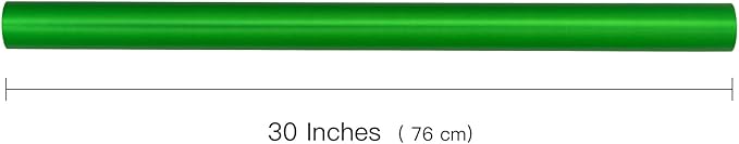 RUSPEPA Wrapping Paper Roll - 81.5 Sq Ft Emerald Green Solid Color Gift Wrap Jumbo Roll for Wedding, Birthday, Shower, Congrats, Holiday, Easter Gifts, DIY Bouquet - 30 Inch X 32.8 Feet, Light Green