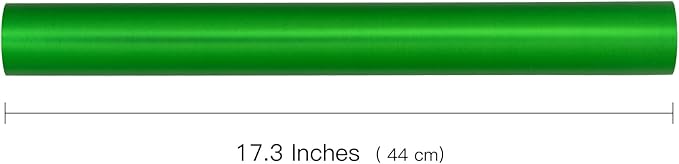 RUSPEPA Green Metallic Wrapping Paper - Solid Color Matte Paper Perfect for Wedding,Birthday,Christmas,Baby Shower - 17 Inches X 32.8 Feet (Light Green Color)