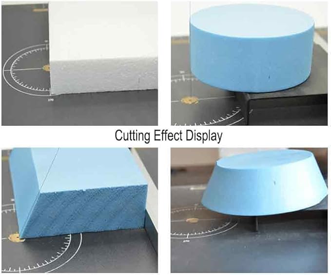 110V Hot Wire Foam Cutter with Scale, 30.7" ×15 ", 24W Professional Heat Cutting Machine for Foam, Sponge, EPE, Ribbon, KT Board, Adjustable Angle and Temperature